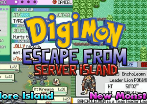 Pokemon Digimon Escape from Server Island (Pokemon Emerald Hack)